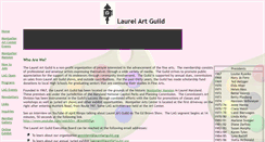 Desktop Screenshot of laurelartguild.org